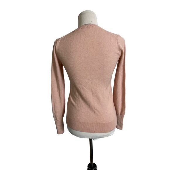 Everlane Womens Sweater Pink Pullover 100% Cashmere Crewneck size XS - Picture 3 of 8